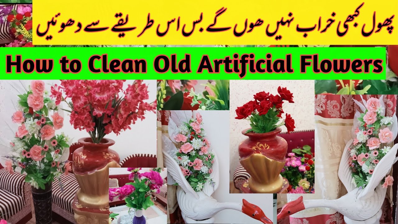 How to Clean and Wash Artificial Flowers at Home Just like NewEid