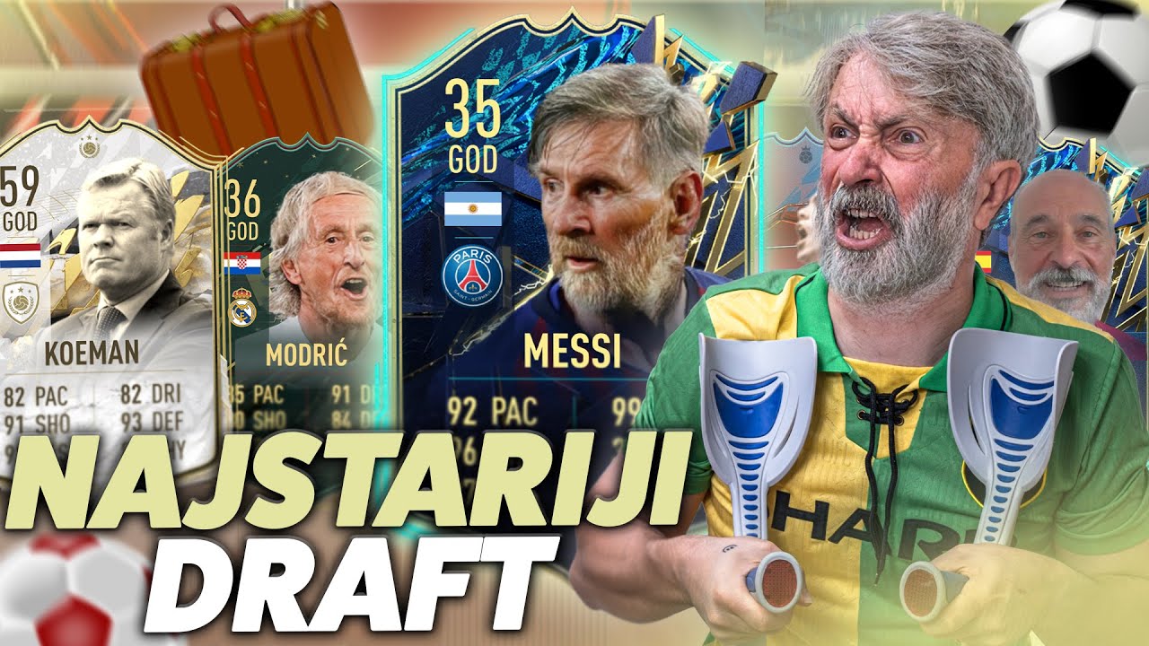 NAJSTARIJI draft challenge! FIFA 22