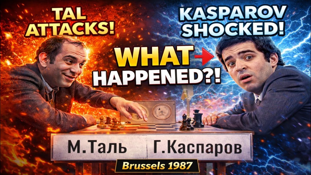 TAL vs KASPAROV (1987) ♟️ | Magic vs Power | Legendary Chess Battle