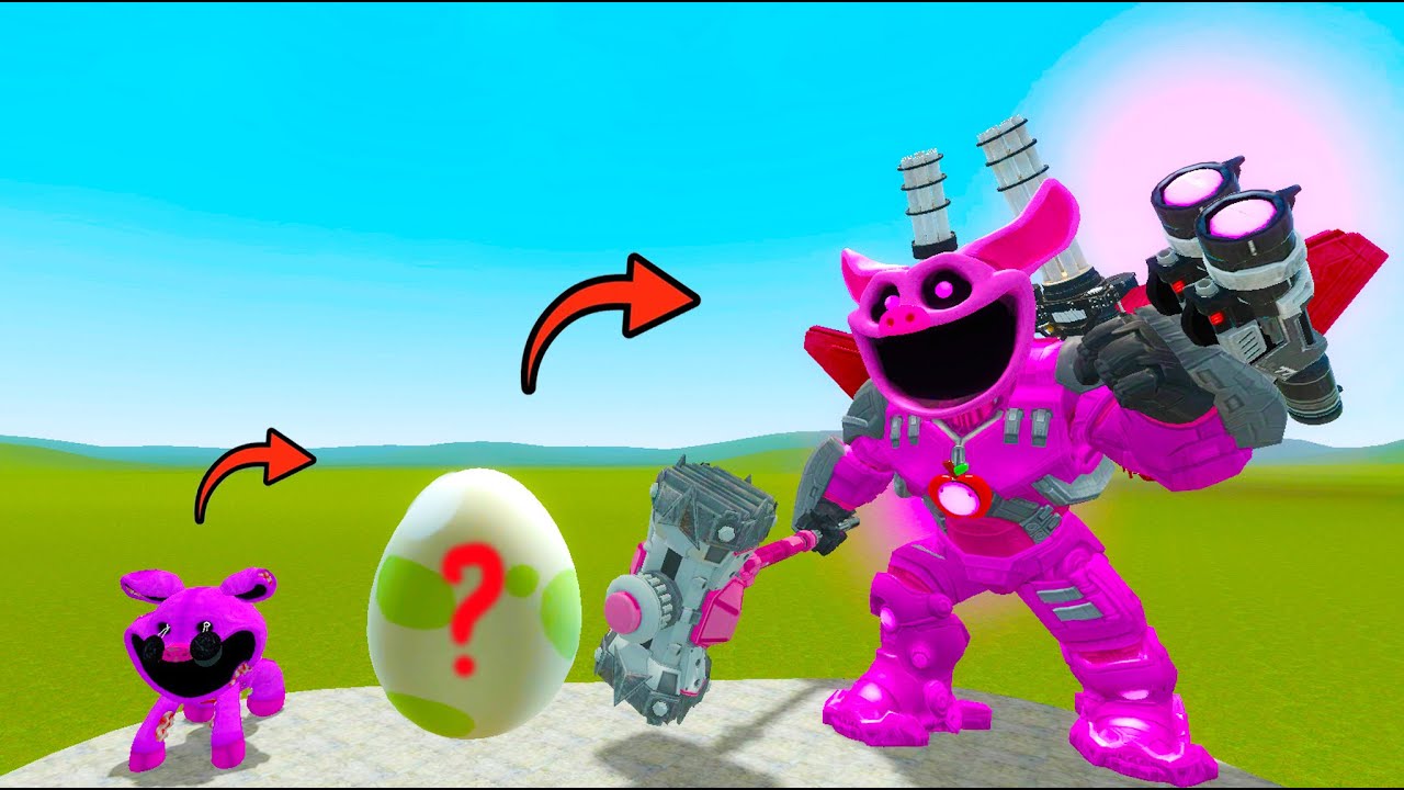 EVOLUTION OF NEW MECHA TITAN PICKY PIGGY SMILING CRITTERS POPPY PLAYTIME CHAPTER 3 | Garry's Mod!