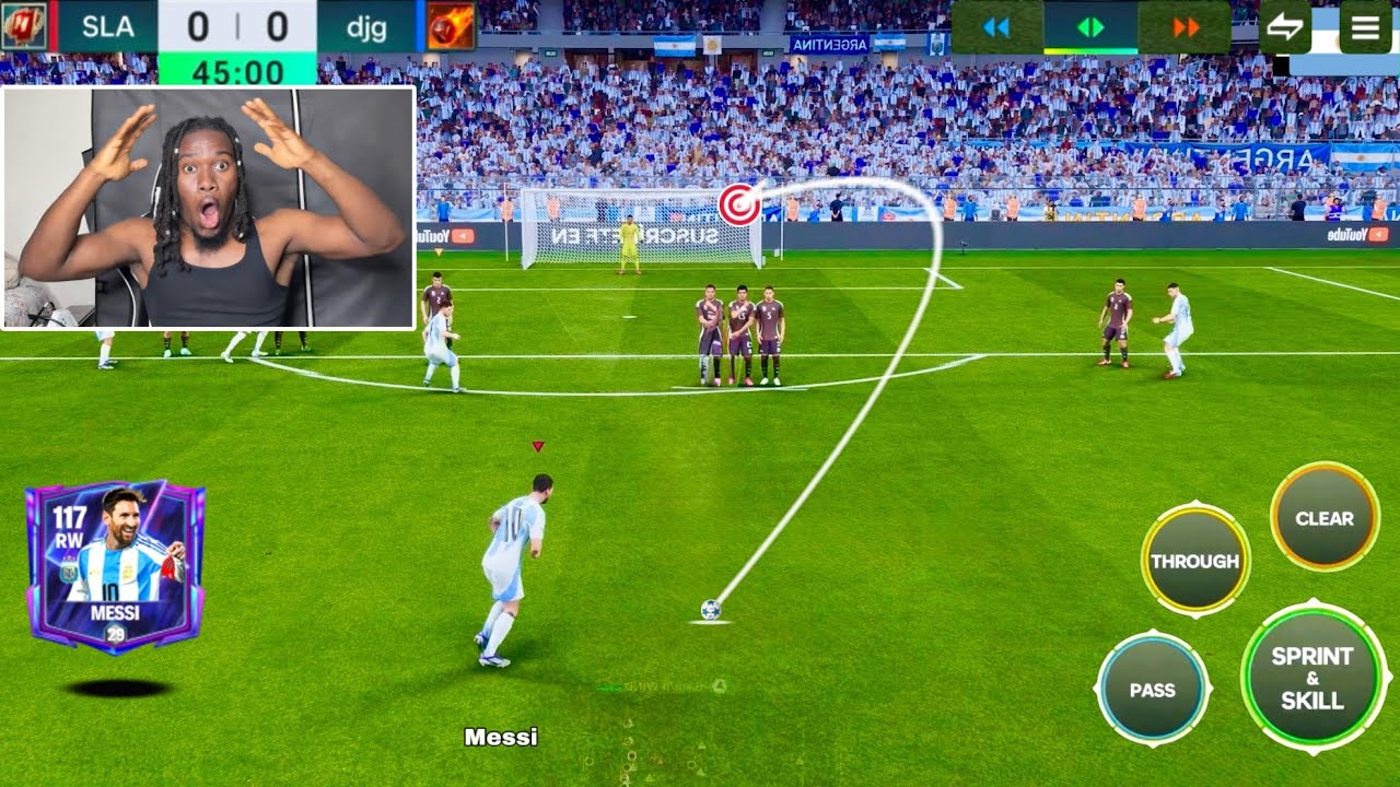 117 Flashback Messi Free-Kick🤯😱 FC 26 MOBILE