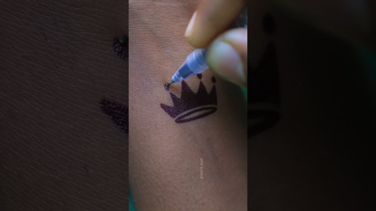 Amazing a letter tattoo  shorts  artist kumresh