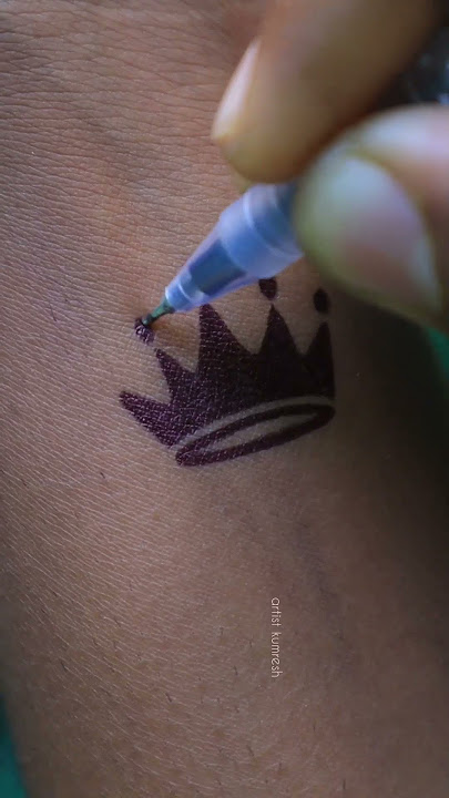 Amazing a letter tattoo #shorts #artist_kumresh