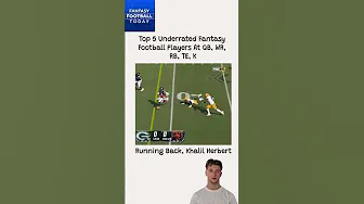 Top 5 Underrated Fantasy Football Players at QB, WR, RB, TE, K | Must-Have Sleepers for 2024 thumbnail