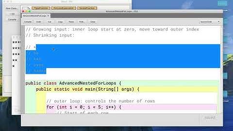 Java 2.4: Advanced For Loops