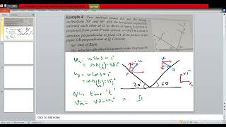Inclined Plane Projectile Motion Problem