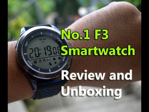No.1 F3 Smartwatch Review and Unboxing 