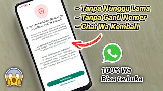 Cara Mengatasi Anda Memerlukan WhatsApp Versi Resmi Untuk Masuk 100% Work