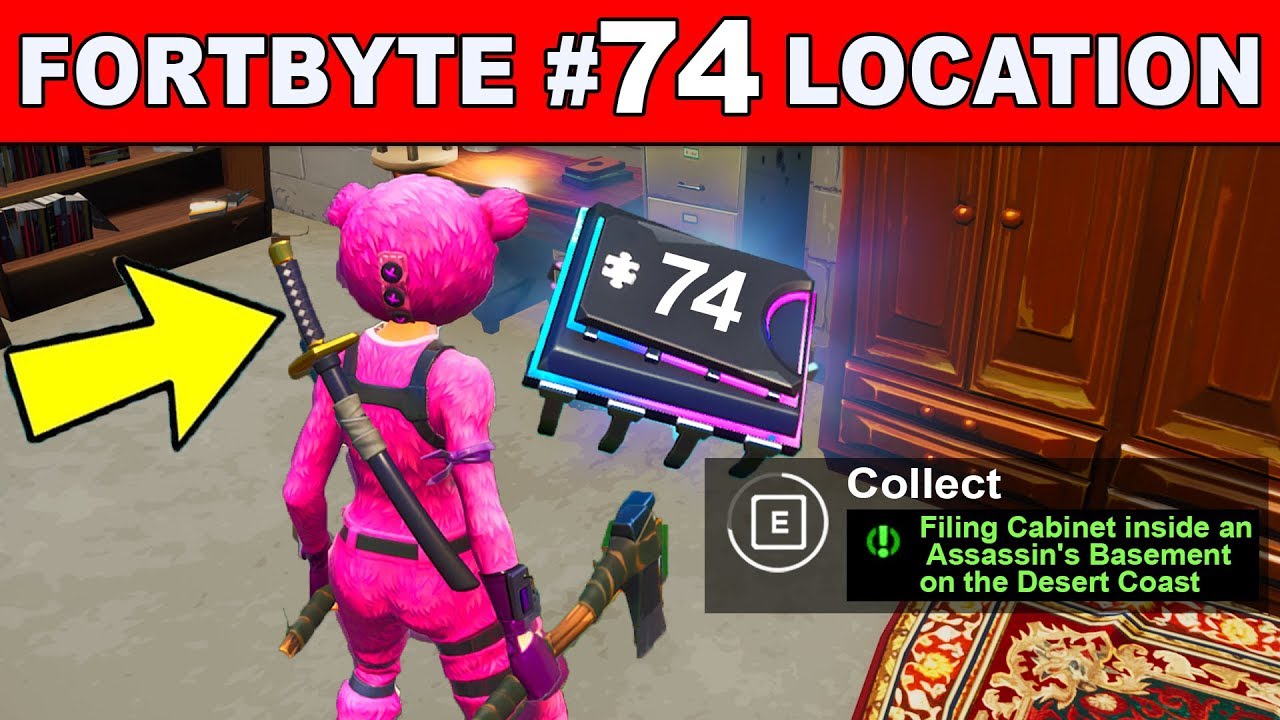 FOUND IN A FILING CABINET INSIDE AN ASSASSINS BASEMENT ON THE DESERT COAST - Fortbyte #74 Location