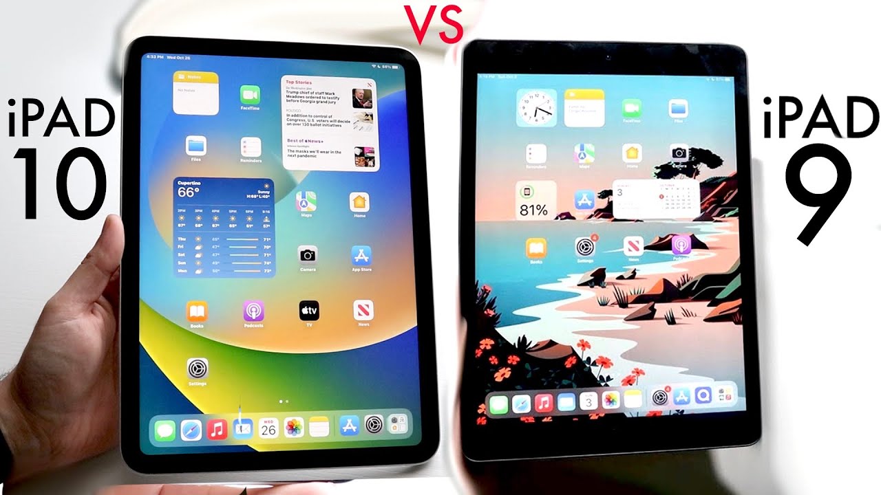 iPad 10,2 vs iPad 10,9