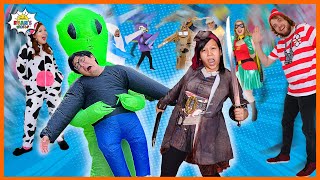 Favorite HALLOWEEN CHALLENGES 1 Hour | Carving Pumpkins \& Costume Competition \& MORE!