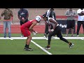 WR vs DB 1 on 1's Rivals Camp Series Dallas 2018