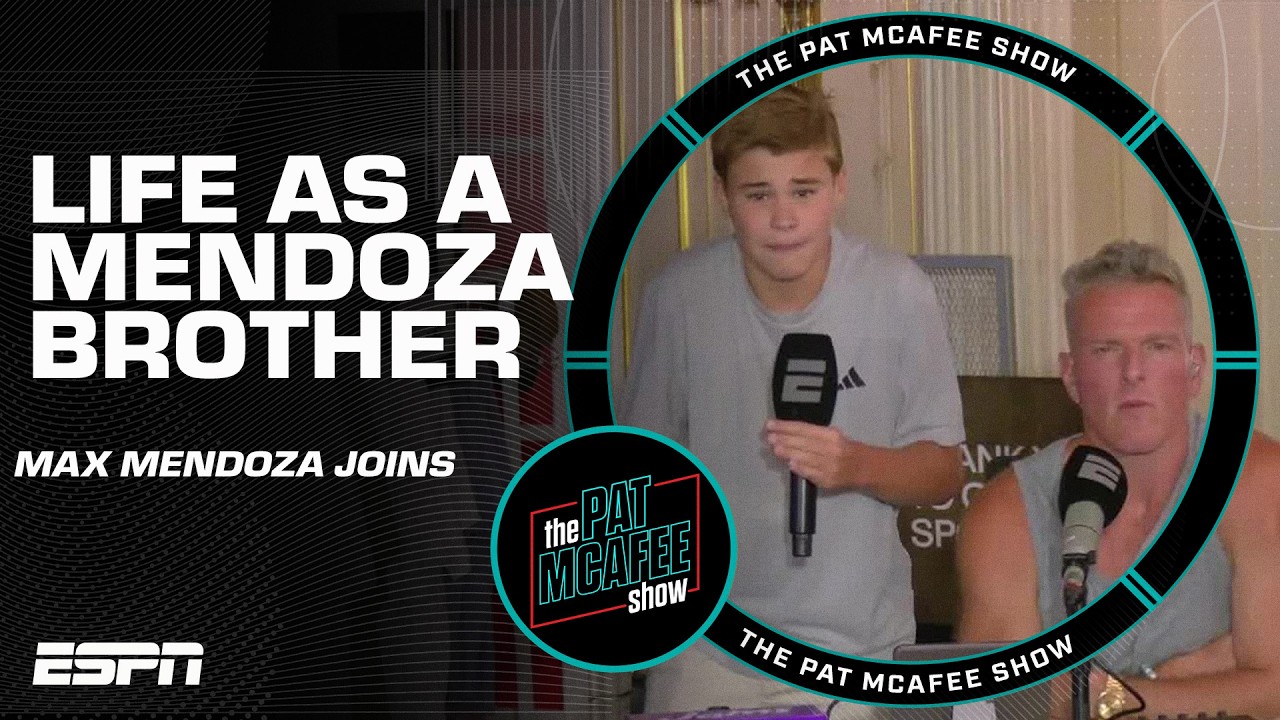 Fernando Mendoza's little brother is TAKING OVER The Pat McAfee Show 😱