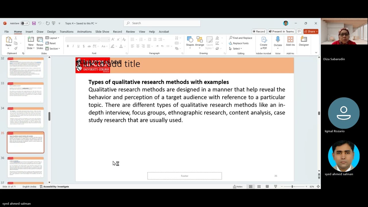 BUSINESS RESEARCH Class 4 T9-10