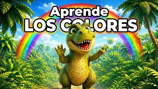 Canción de los COLORES para Niños 🌈 Aprende con Peque T-Rex