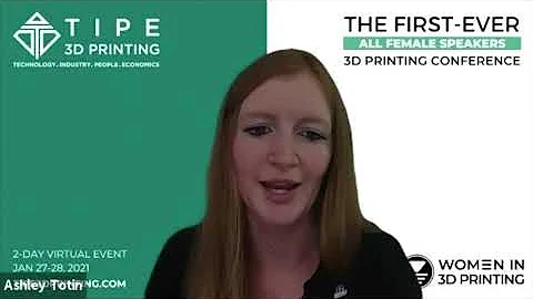 Wi3DP Podcast - TIPE 3D Printing Series with Ashle...