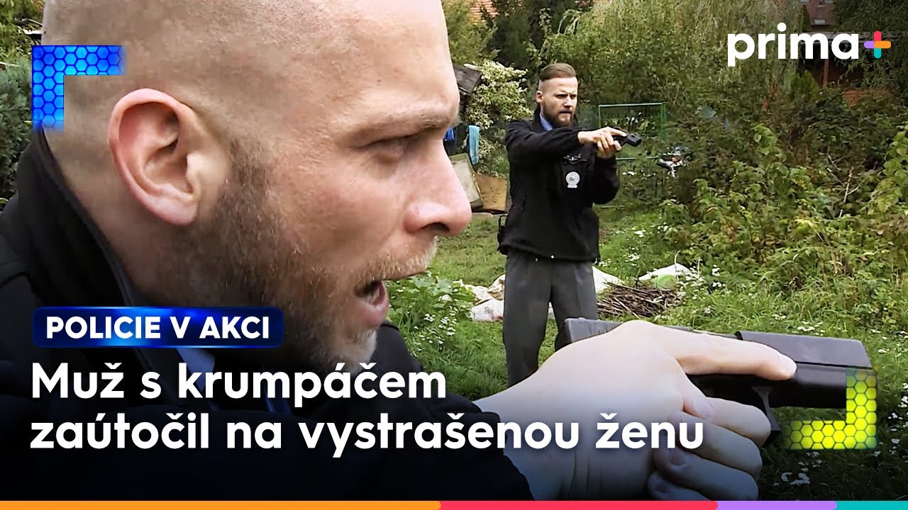 Vyděšená žena v chatě pod útokem šílence s krumpáčem | Policie v akci