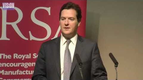 George Osborne - Economic thinking after the crunch