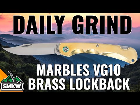 Marbles VG10 Brass Lockback