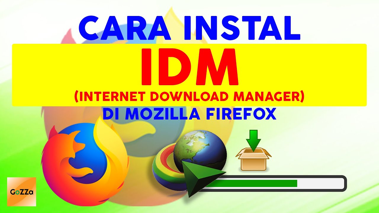 [100 WORK] Cara Memasang / Install IDM di Mozilla Firefox YouTube