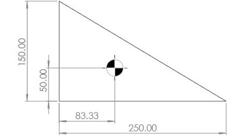 Centroid Of Laminae using Solidworks