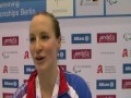 Claire Cashmore wins SB8 100m Breaststroke silver at the 2011 IPC Swimming European Champs