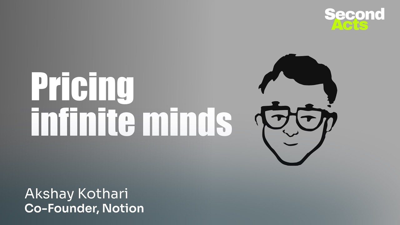Notion co-founder on malleable software, monetizing agentic work, reinvention, more | Akshay Kothari