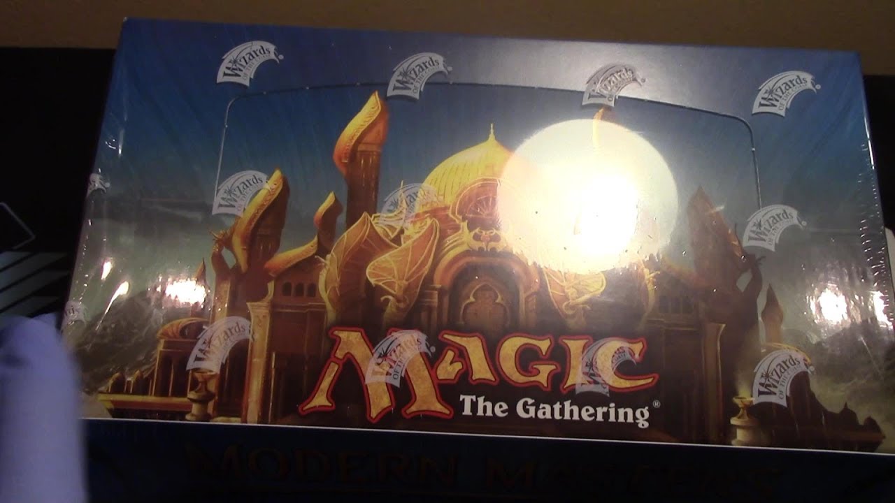 MTG Modern Masters 2013 whole box opening! Lose or win Opening is always priceless!