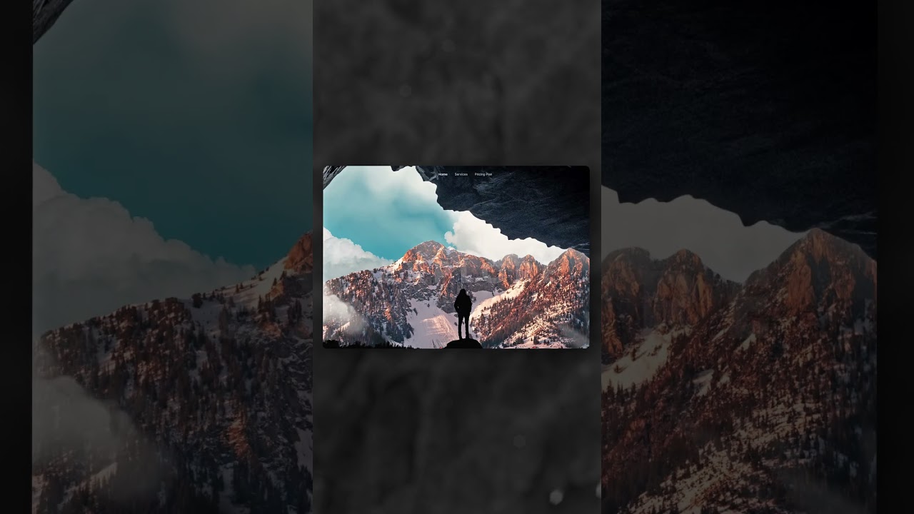 Figma parallax website #uidesign #uxdesign #figma #explore #landingpage