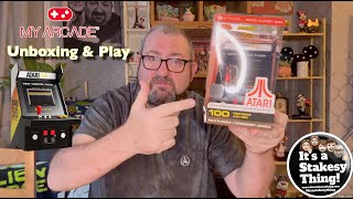 My Arcade Micro Player “Atari 50” Unboxing & Play #itsastakesything
