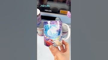 How to bulk sublimate 6 PCS sublimation coffee mugs with 40 L sublimation oven? #pydlife #shorts