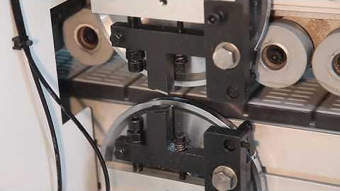 automatic edge banding machine functions flat scraper unit