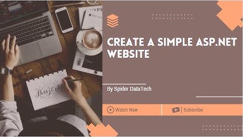 Creating a Simple ASP.NET Web Site