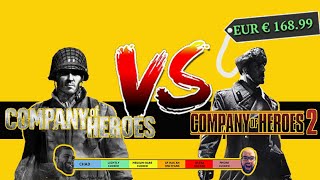 Company of heroes 1 vs Company of heroes 2: Comparing Relic's WW2 RTS games.