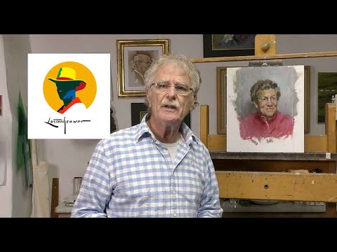 Problem solving in portrait painting: THE NEWS PAPER TRICK. By Ben Lustenhouwer
