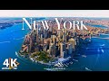 New york 4k u new york city from above aerial view nature film 4k