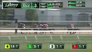 RACE 3 PROGRAM 8 30 2022