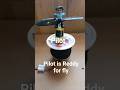 pilot is Reddy for fly #creative #automobile #minimakers #diy #dcmotor #youtubeshorts #carcraft