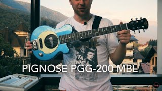 PIGNOSE PGG-200 MBL | Travel Guitar | Тревел Гитара | Обзор в Горах | Queen | Led-Zeppelin