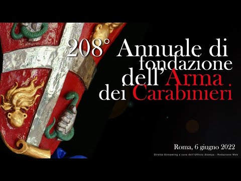 208° Annuale di fondazione dell’Arma dei #Carabinieri