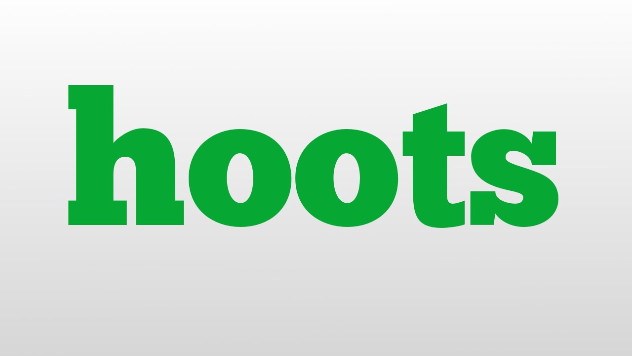 hoots meaning and pronunciation YouTube