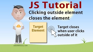 Click Outside Close Menu Box JavaScript CSS HTML Tutorial