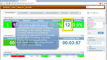 SCC - Reporting Example 3 - Applying Conditional Formatting to Reports