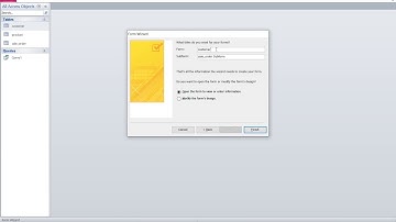 Creating Master Detail form in MS Access