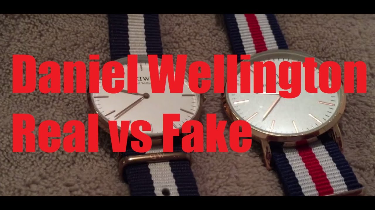 Let's Compare! Real vs. Fake Daniel Wellington Watch ($195 vs $4) - YouTube