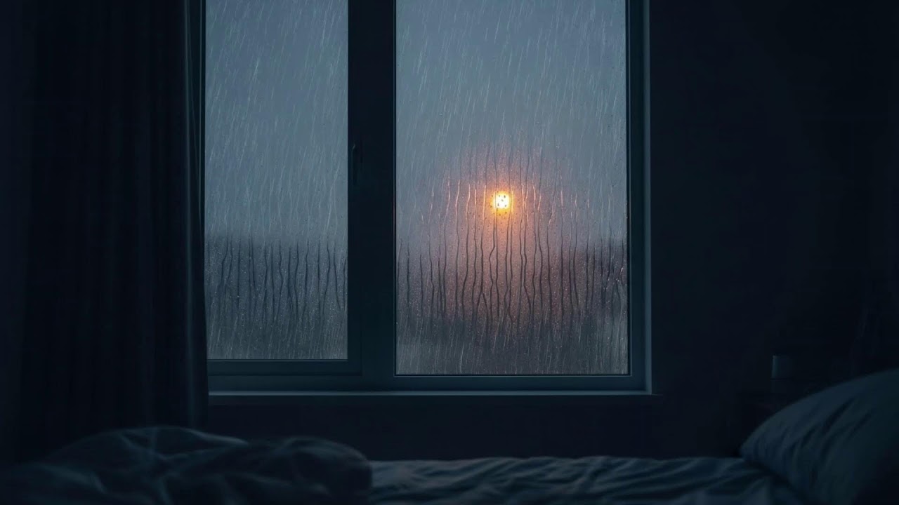 🔴 Heavy Rain on Window & Thunder Sounds | Best White Noise for Deep Focus