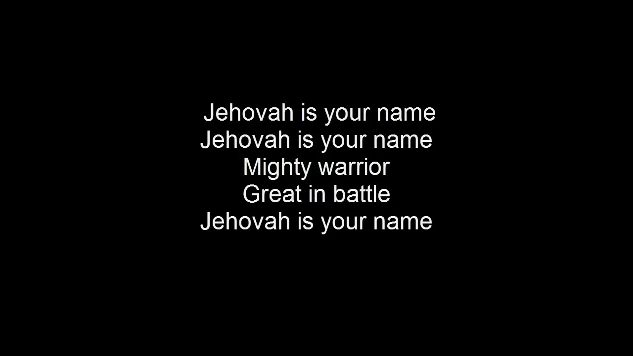 JEHOVAH IS YOUR NAME by   Ntokozo Mbambo