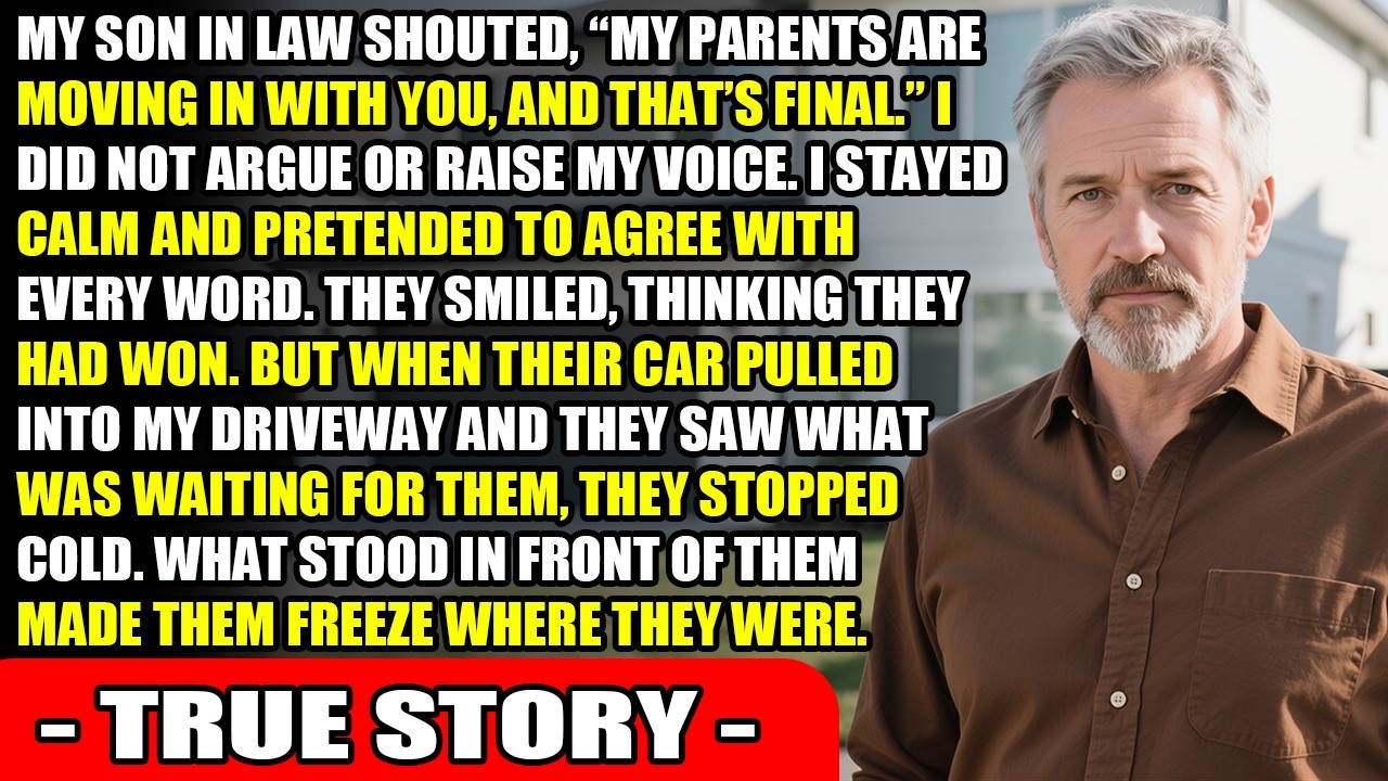 “My Parents Are Moving In With You!” My SIL Shouted—But When Their Car Pulled In, Everything Changed