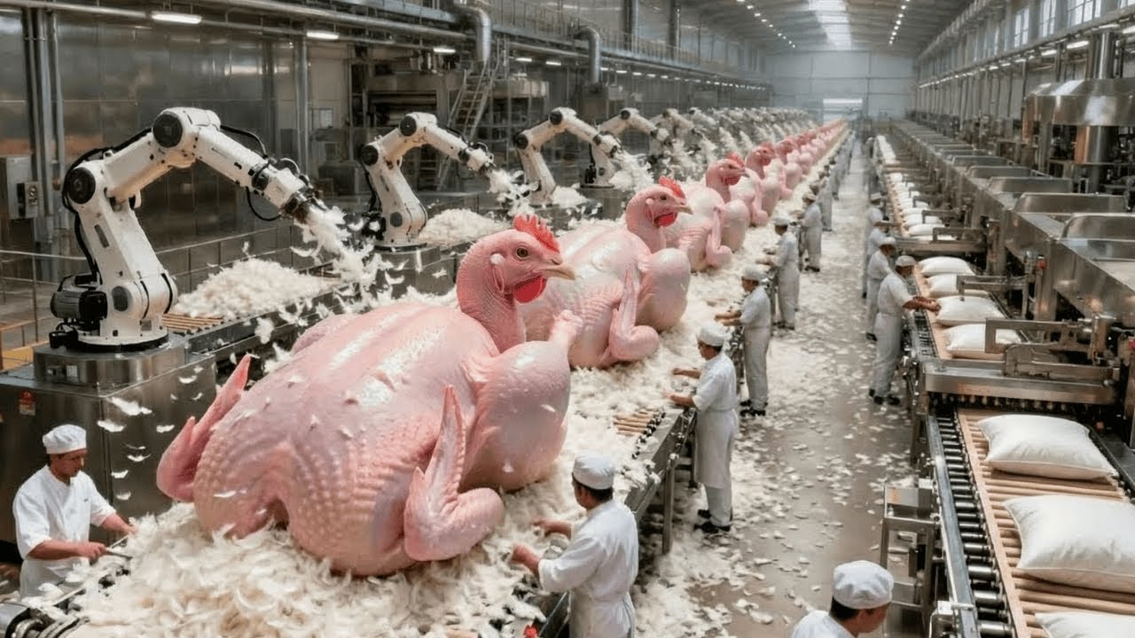Chicken Feather Process Inside the Chicken Feather Factory: How Poultry Waste Becomes $50M ...