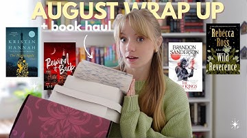 Every book I read in August + book haul!